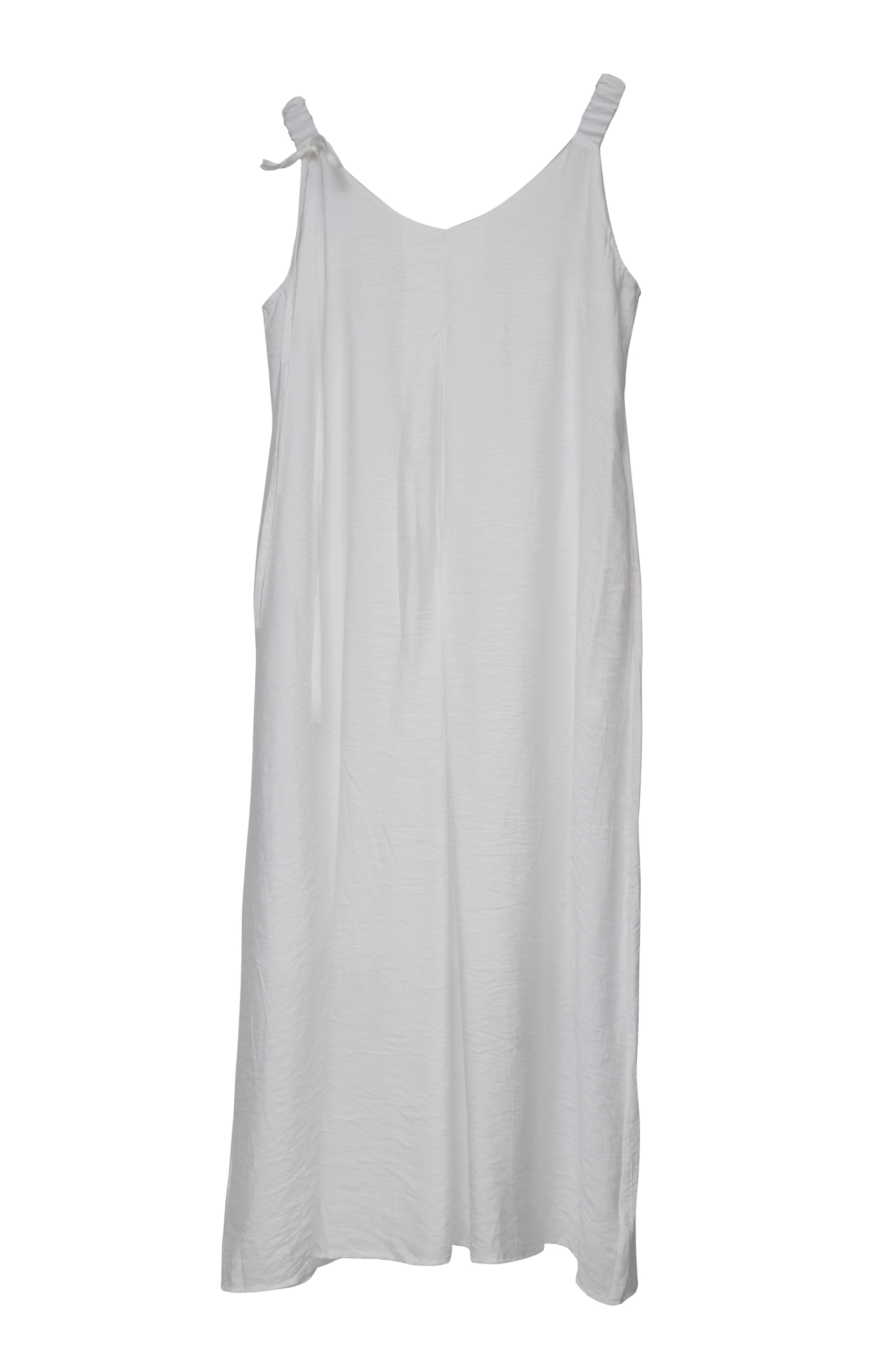 Ruched straps corded Maxi Dress