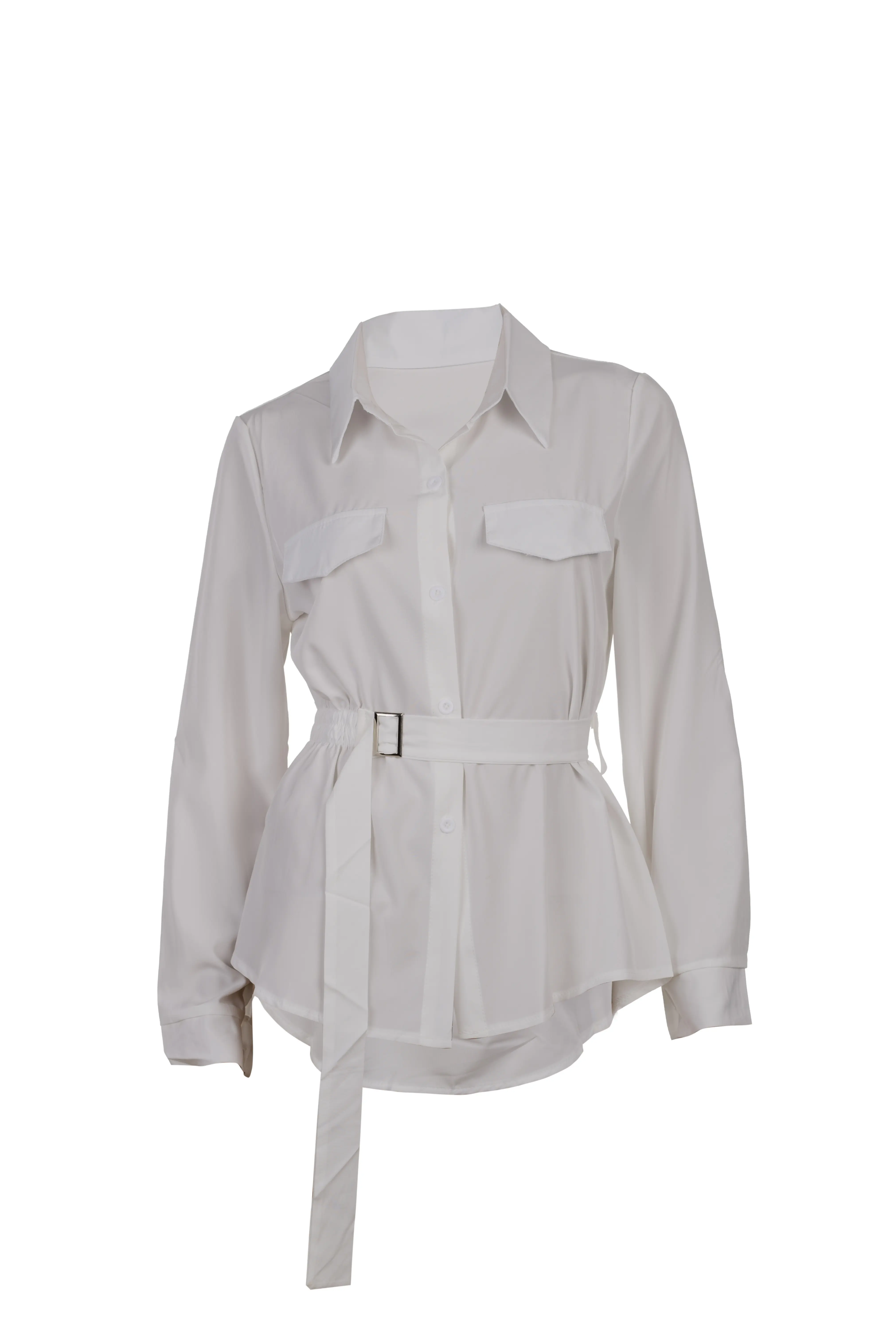 Kora Waist-Buckle Shirt