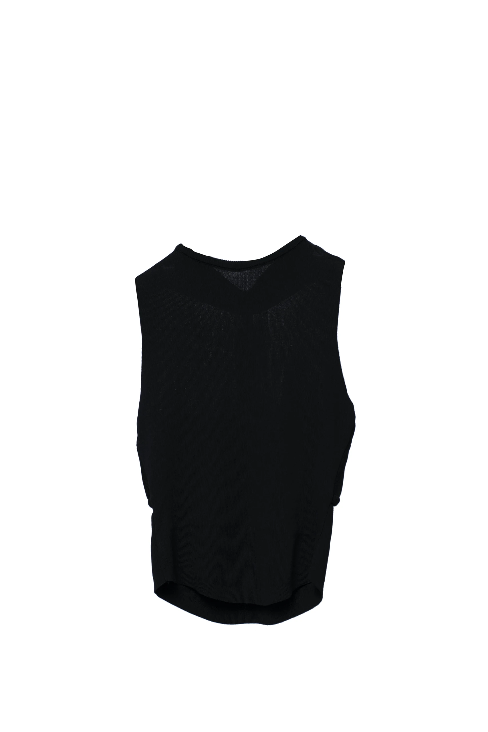 Black Chain - Link Crop Top