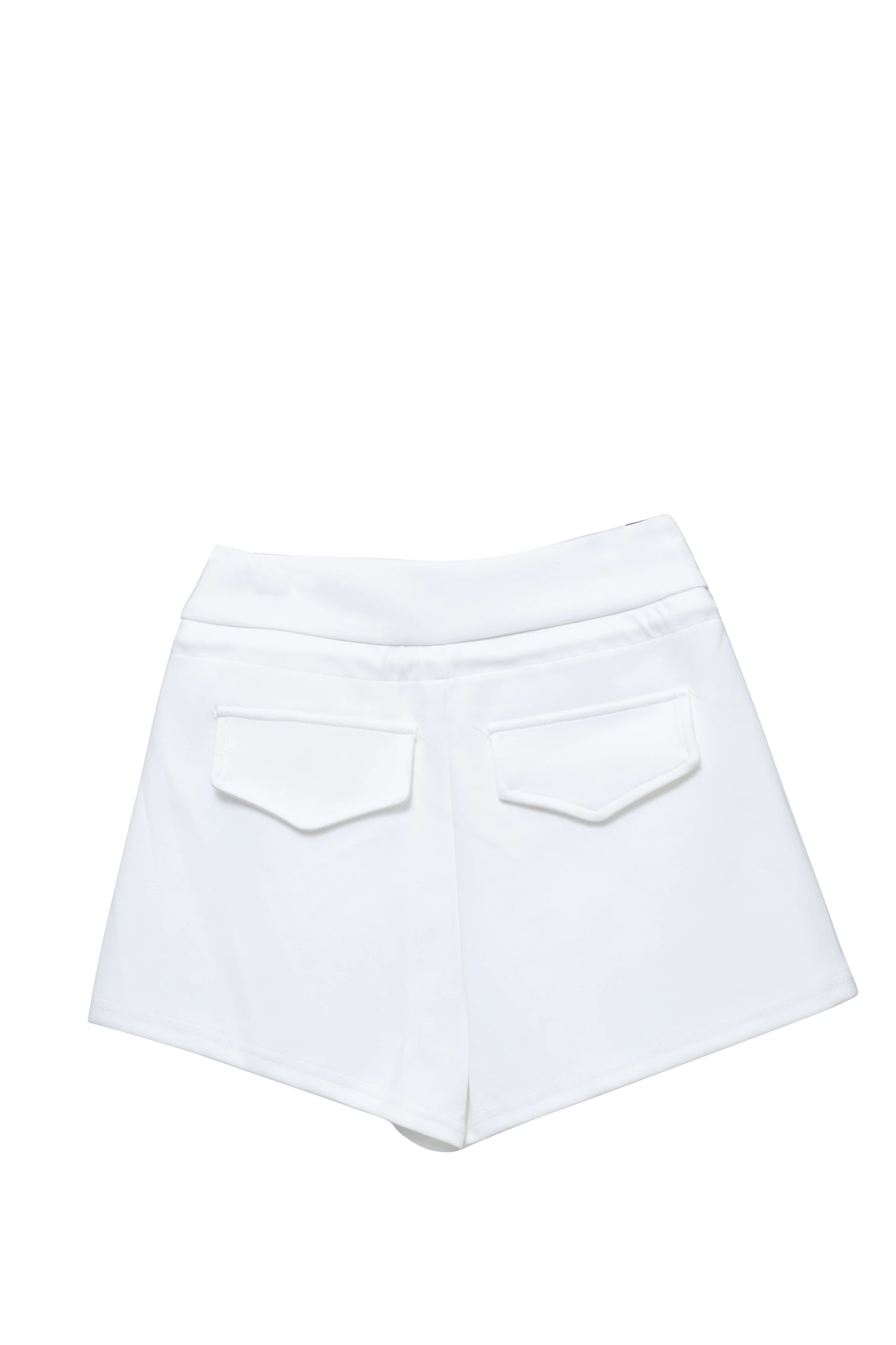 White Drawstring Shorts