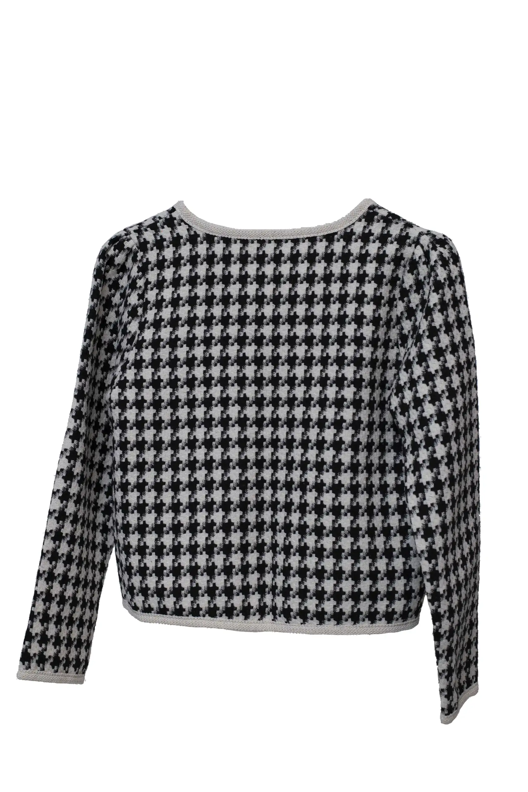 Plaid Jacket with Pockets