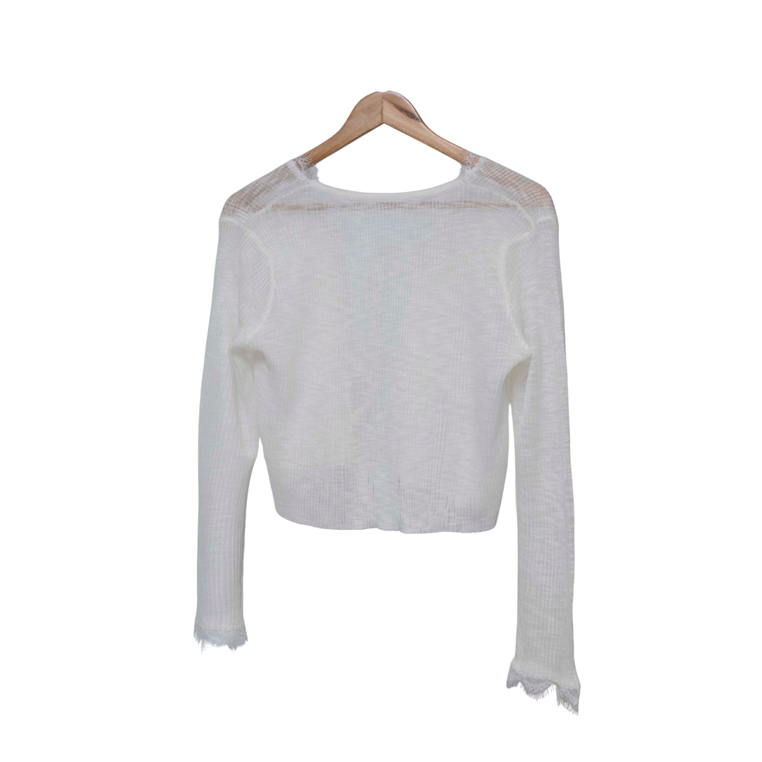 White lacy Cardigan