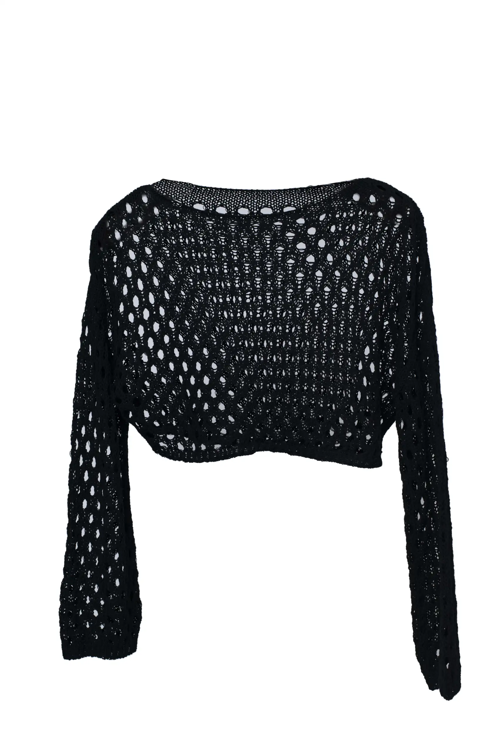  Long sleeved Crochet Top