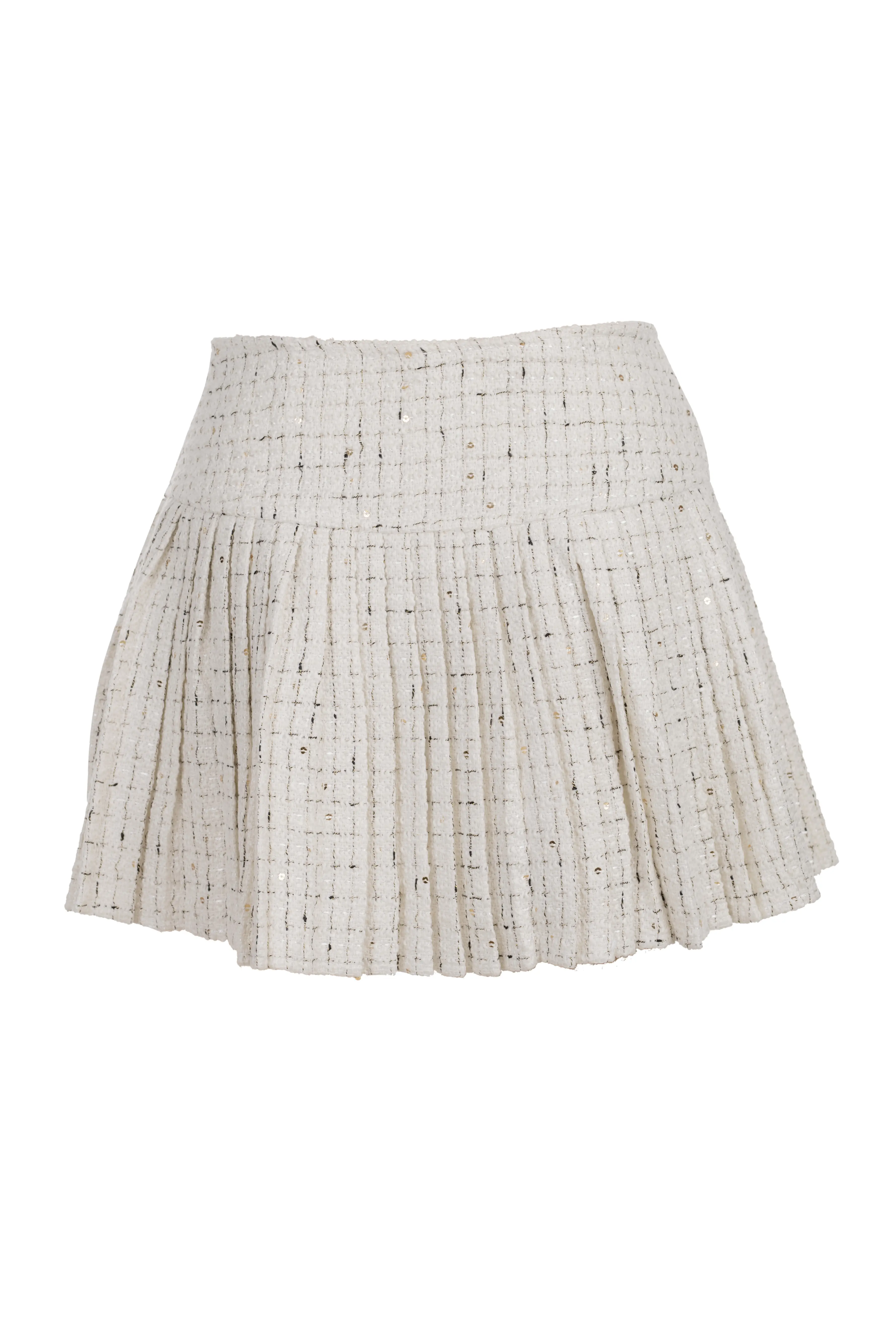 Lustre Tweed Pleat
