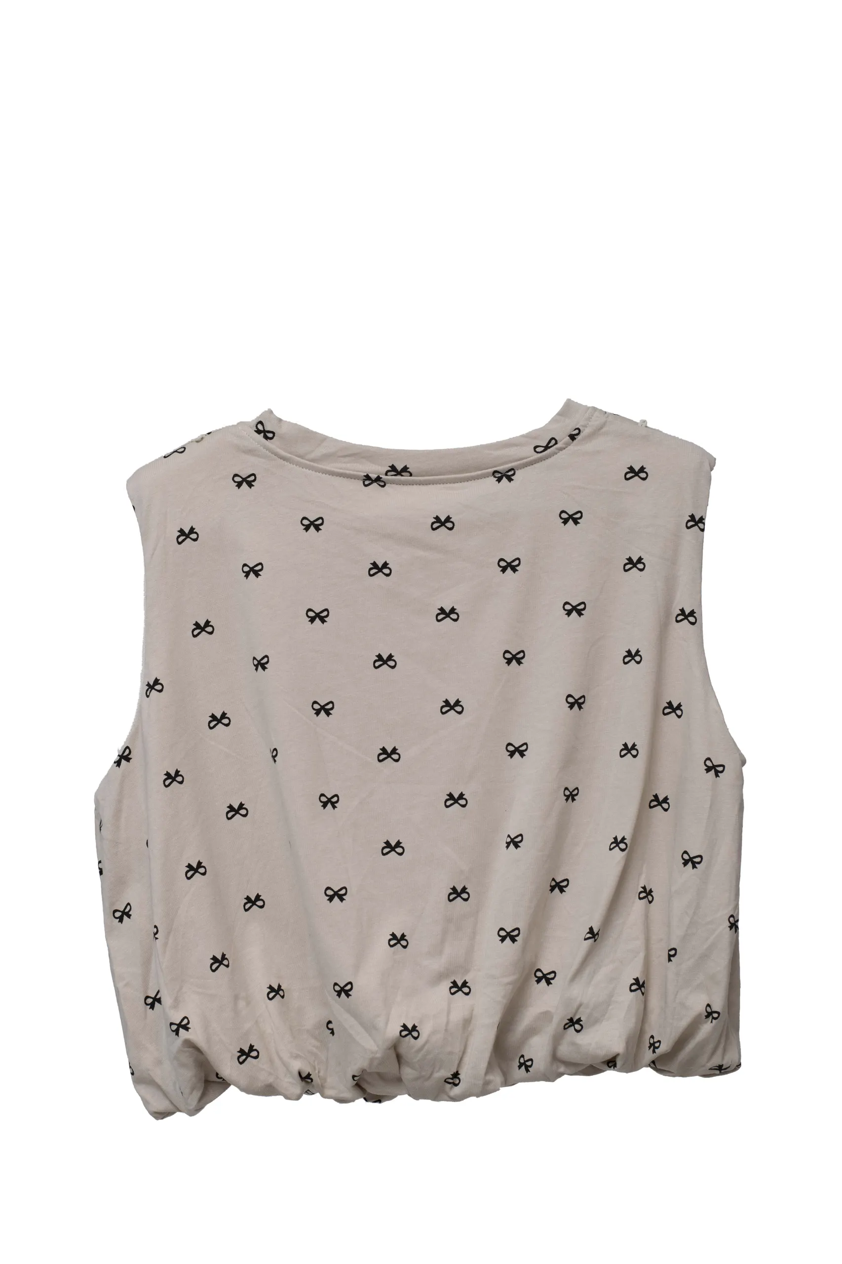 Bow Print Bubble Tee
