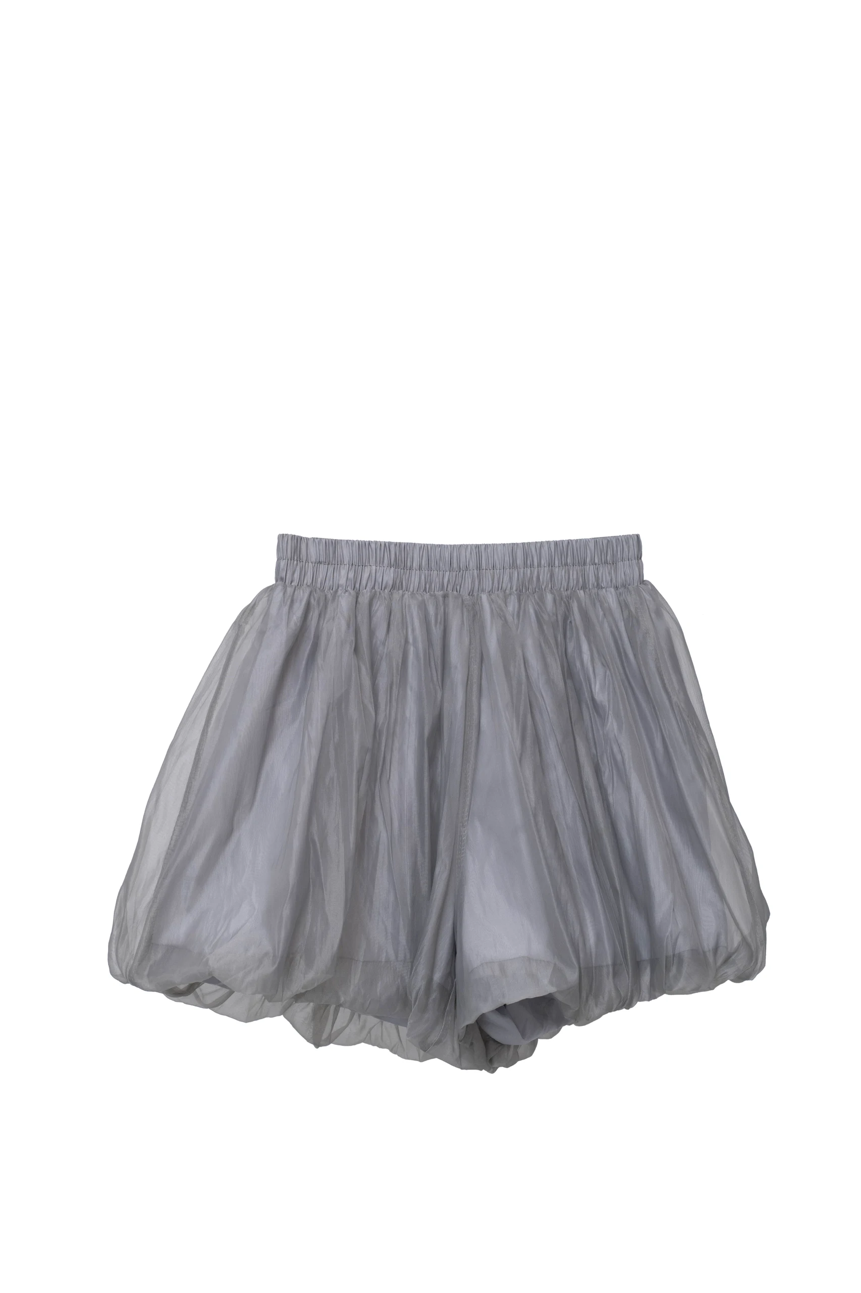 Grey Tulle Bubble shorts