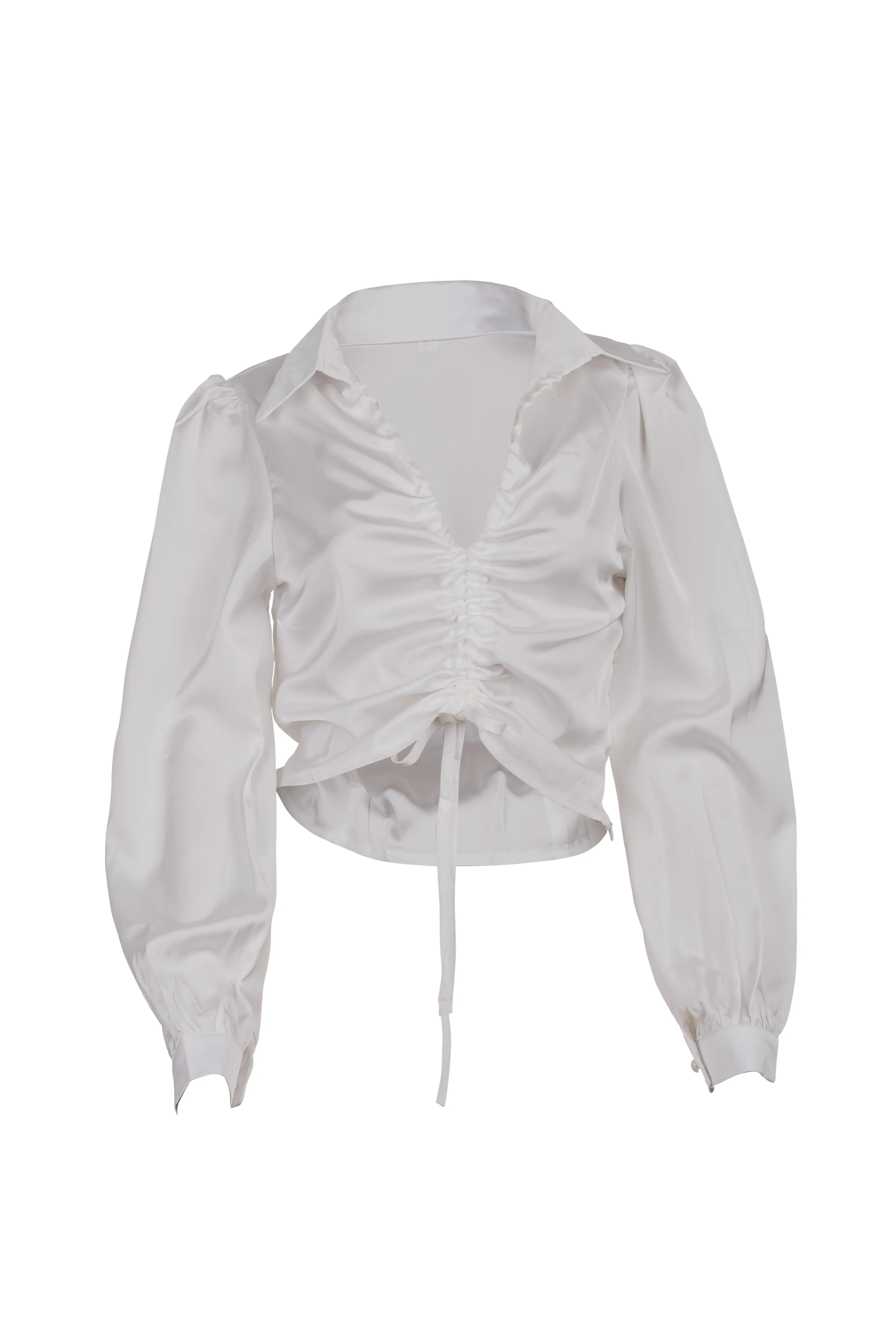 Aurette Ruched Satin