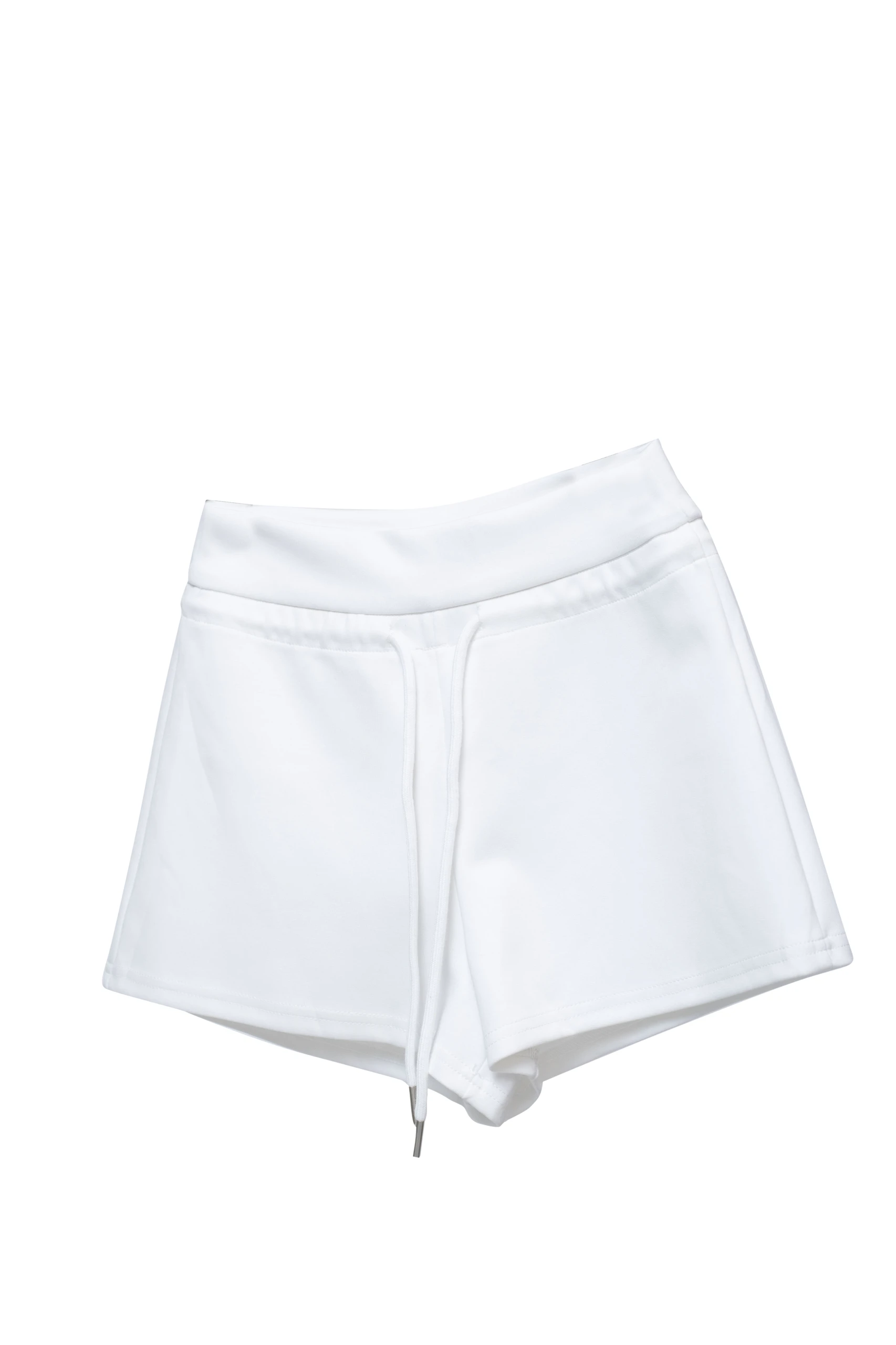 White Drawstring Shorts