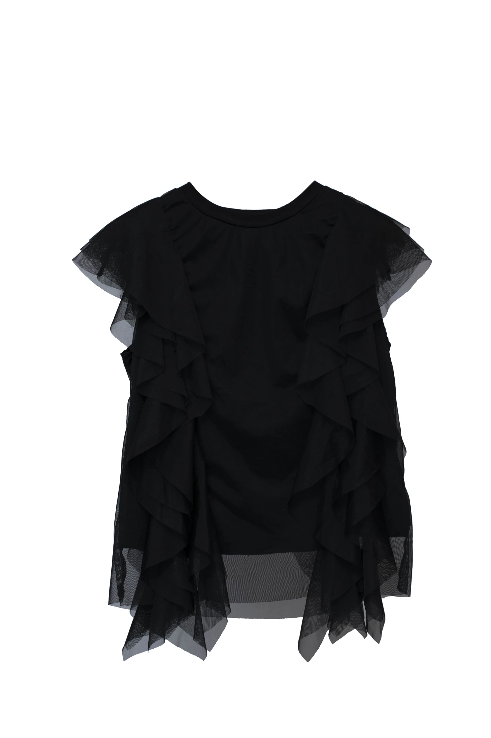 Cascade Ruffle Top