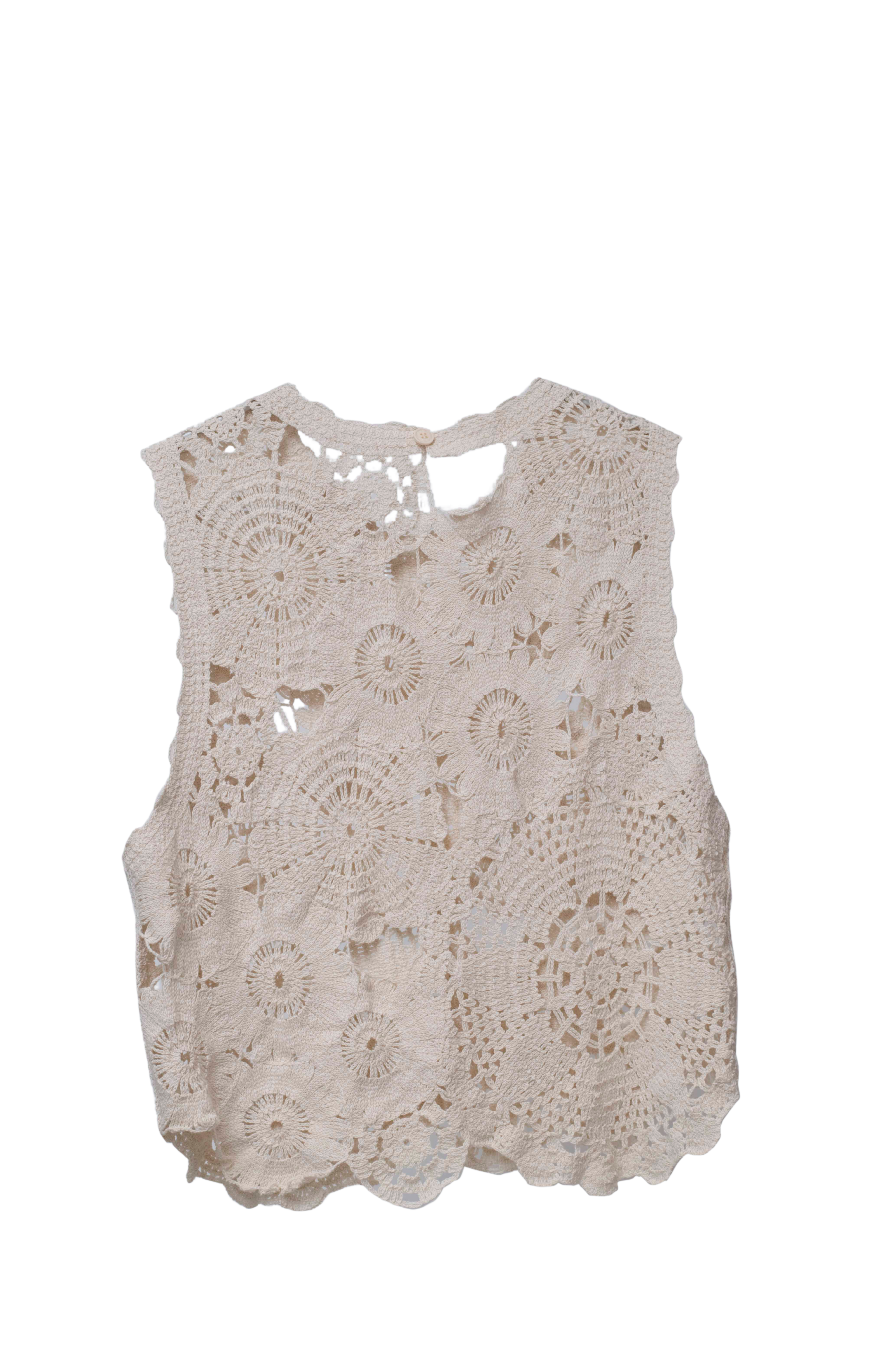 Crochet Motif Crop Top