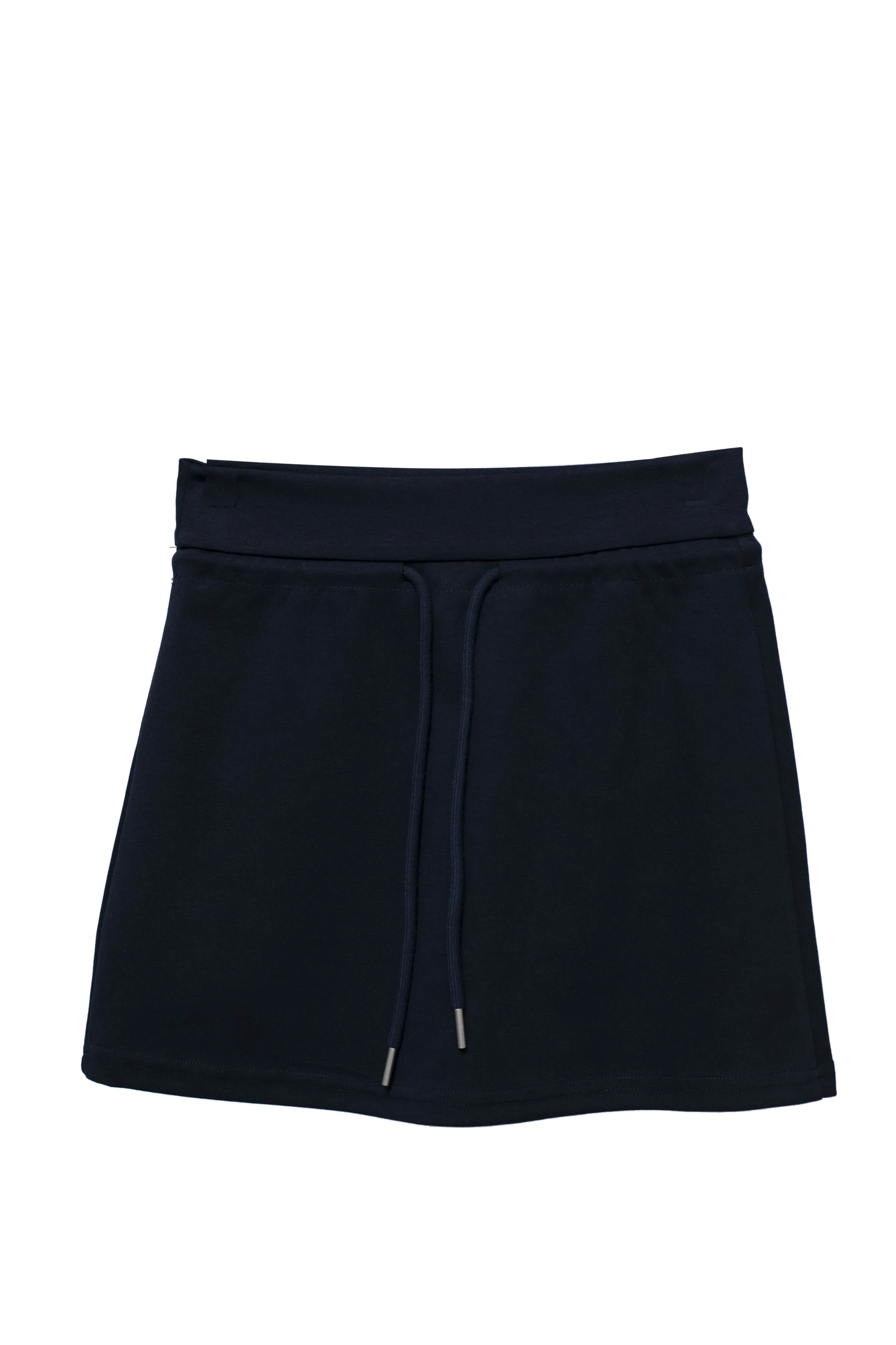 Drawstring Mini Skirt