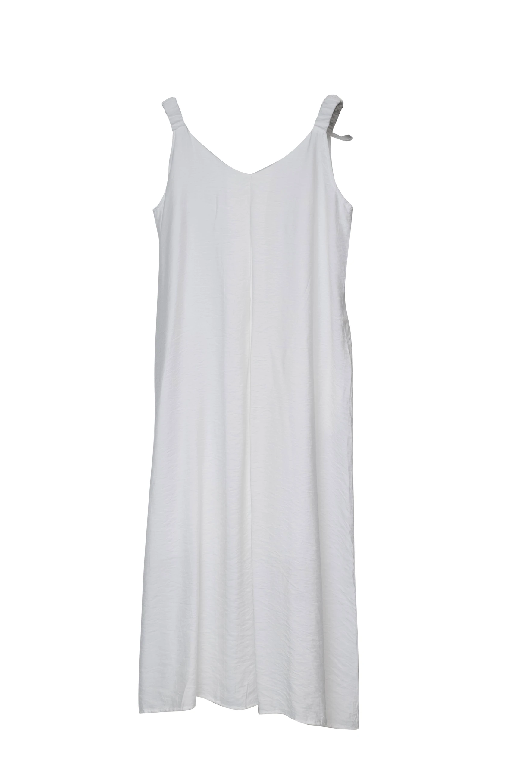Ruched straps corded Maxi Dress